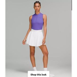 Court Rival Perforated High-Rise Skirt
Long size 6